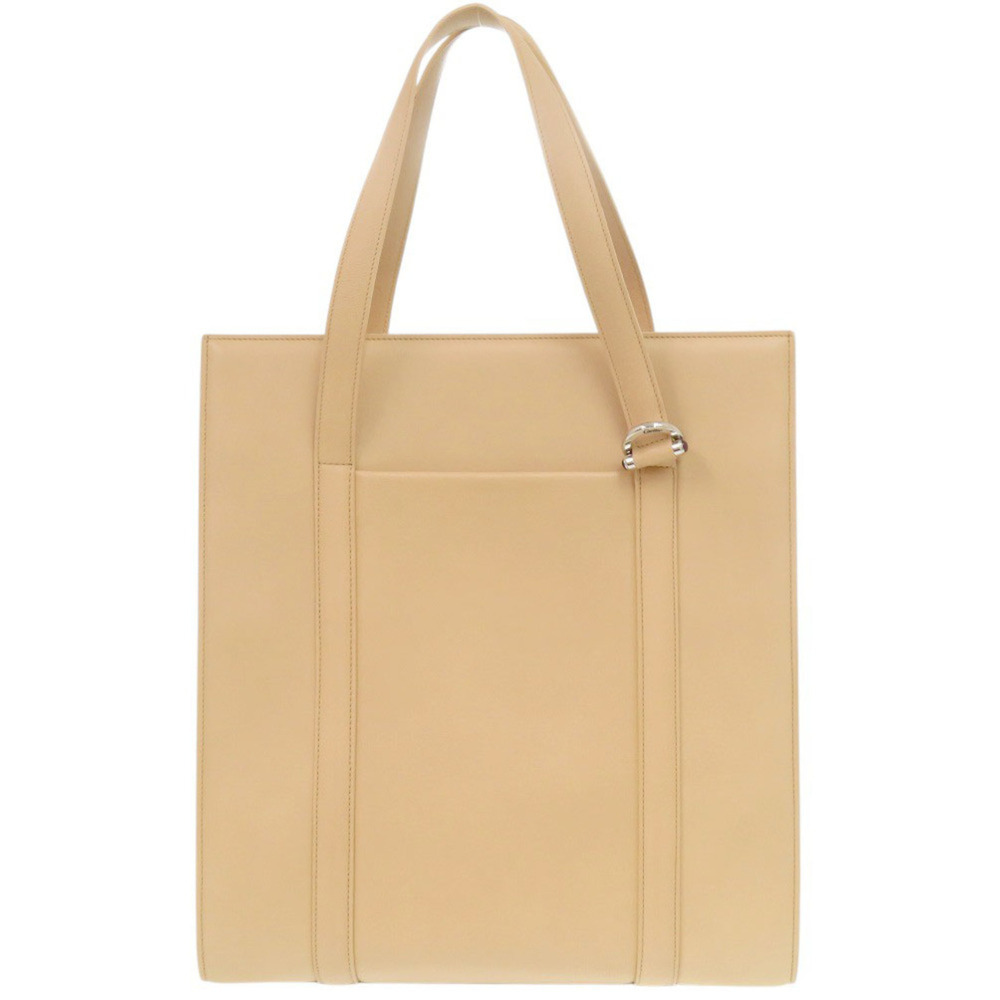 Cartier Cabochon Leather Beige Tote Bag 0127CARTIER